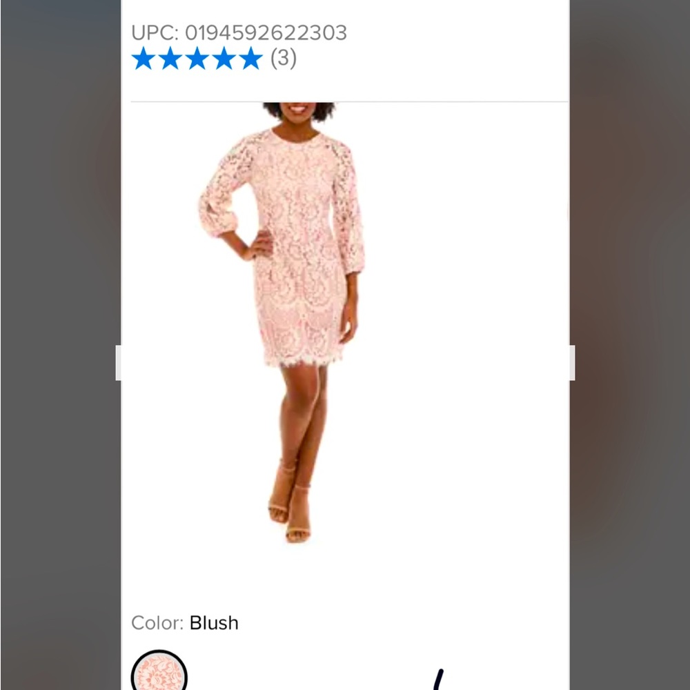Beautiful Vince Camuto shift dress. Worn once for Mother of the Groom event.
